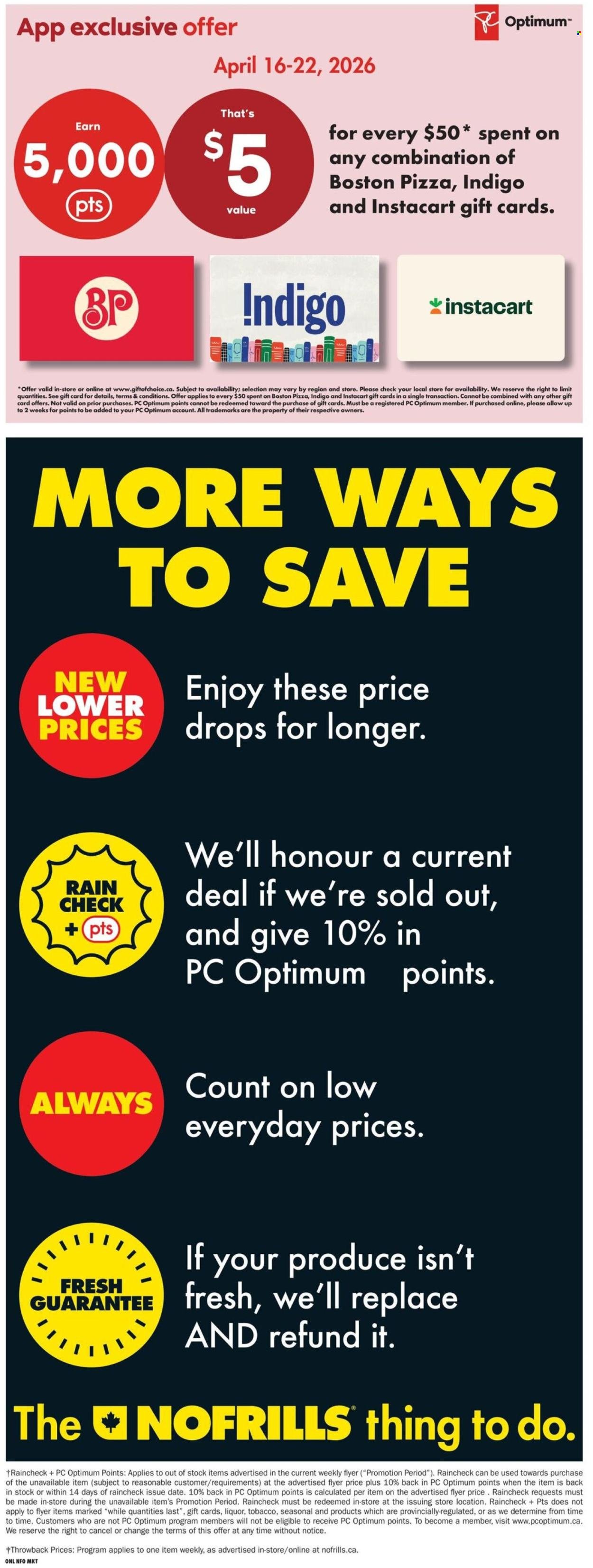 NO FRILLS flyer - Weekly Flyer (2026-04-16 - 2026-04-22) | 25