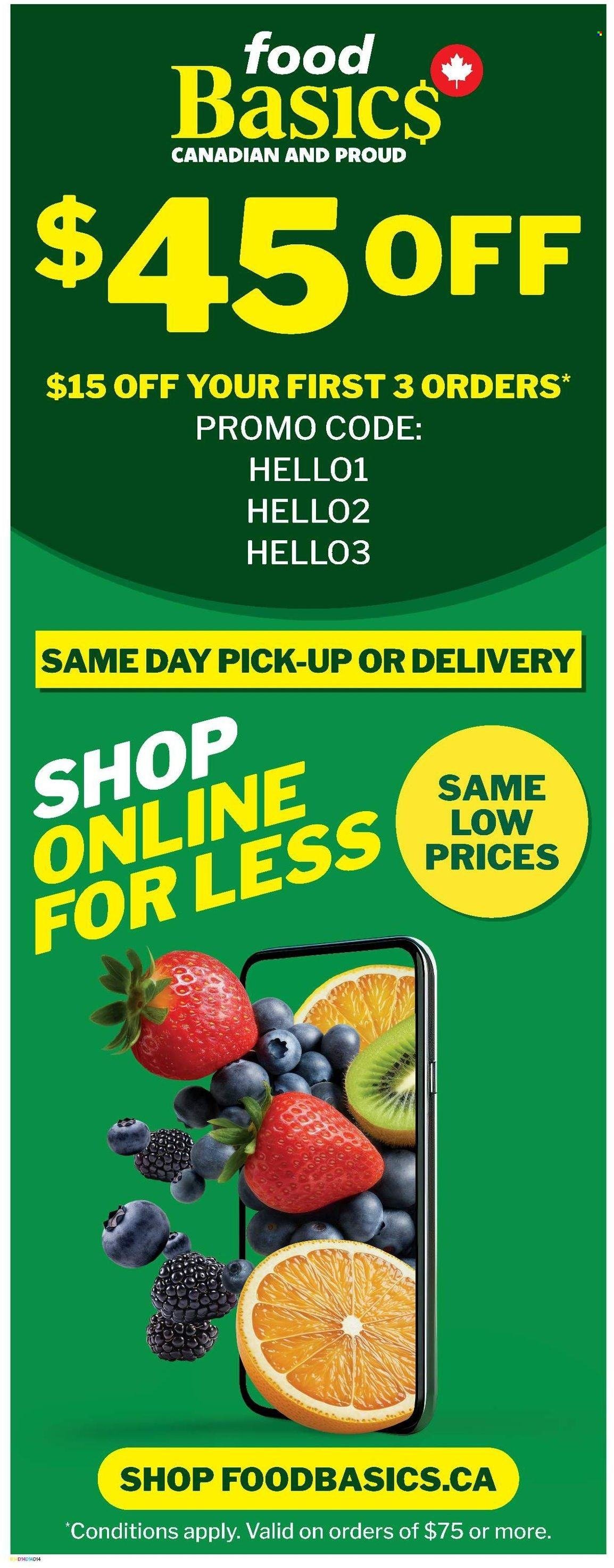 FOOD BASICS flyer - Weekly Flyer