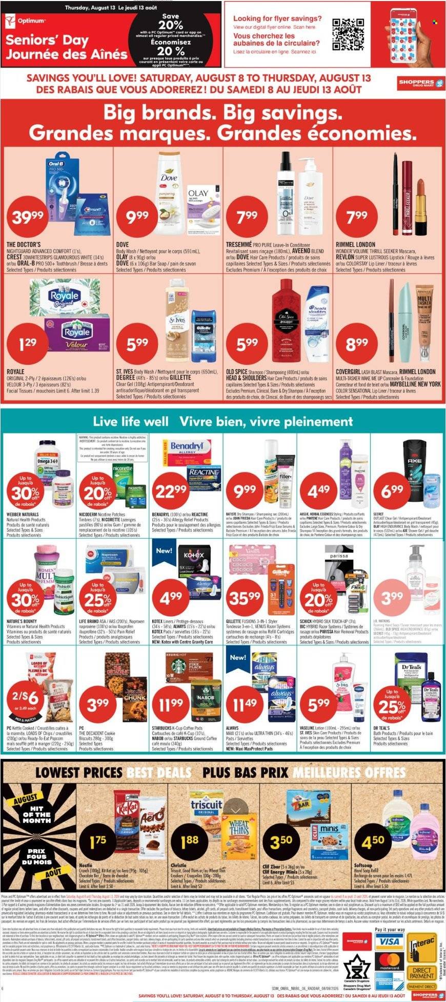SHOPPERS DRUG MART flyer - From Saturday August 08, 2026