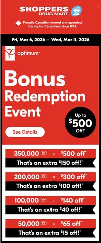 SHOPPERS DRUG MART flyer - Event (2026-03-06 - 2026-03-11)
