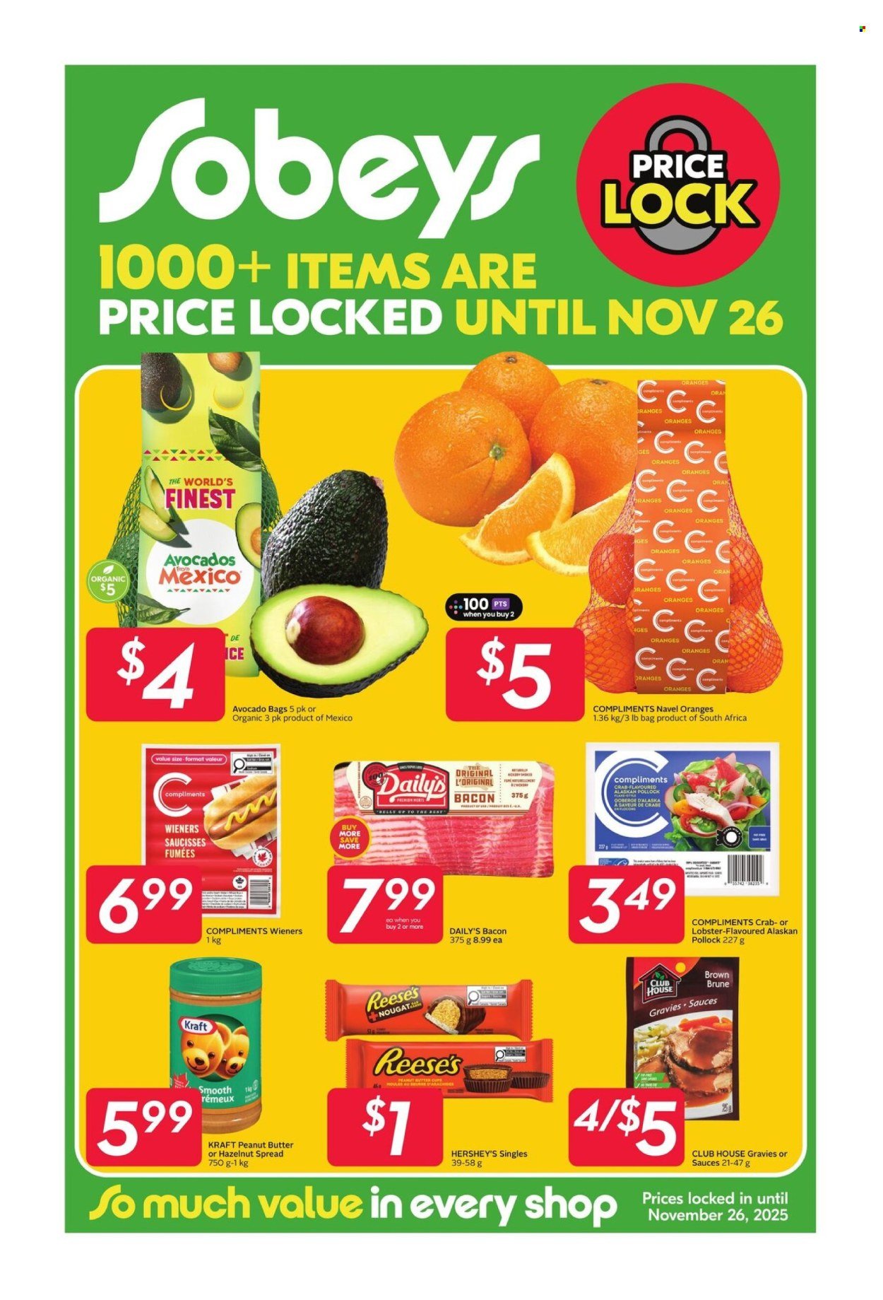 SOBEYS flyer - Price Lock (2025-10-23 - 2025-11-26) | 1