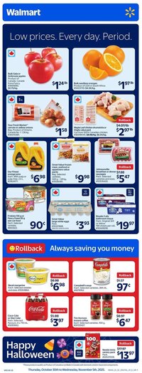 WALMART flyer - From Thursday October 30, 2025 (2025-10-30 - 2025-11-05)