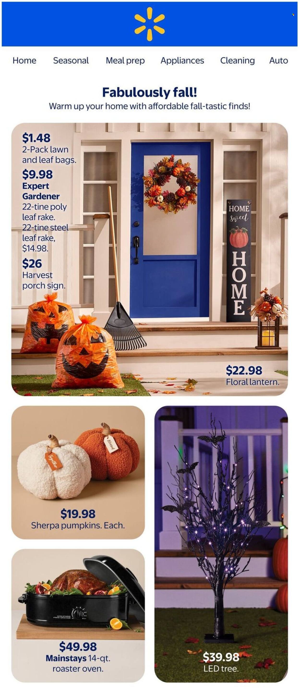 WALMART flyer - Home for the harvest (2025-09-25 - 2025-10-22) | 1