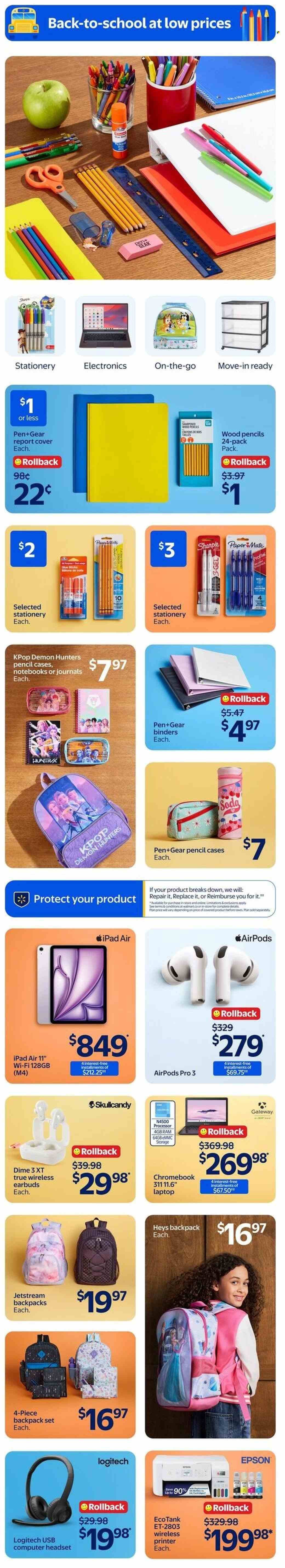WALMART flyer - From Thursday August 27, 2026