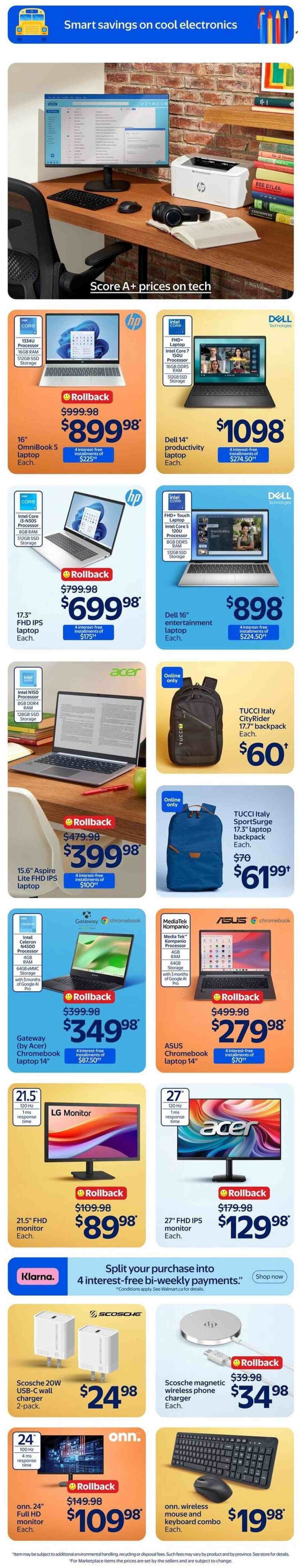 WALMART flyer - From Thursday August 27, 2026