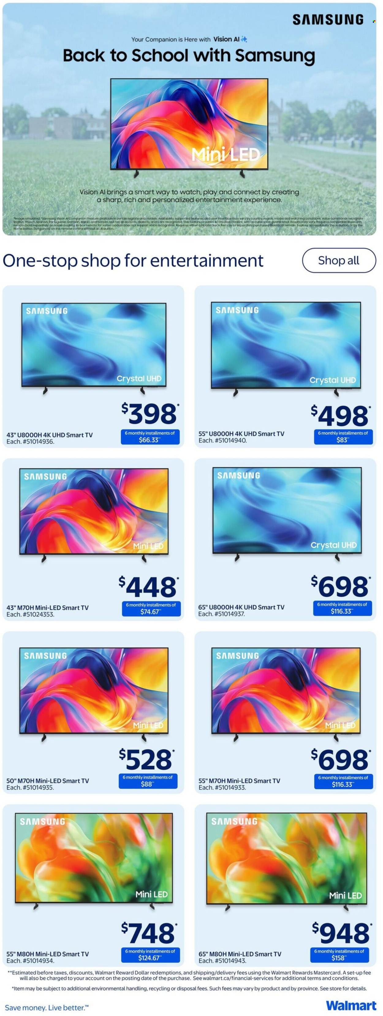 WALMART flyer - From Thursday August 27, 2026