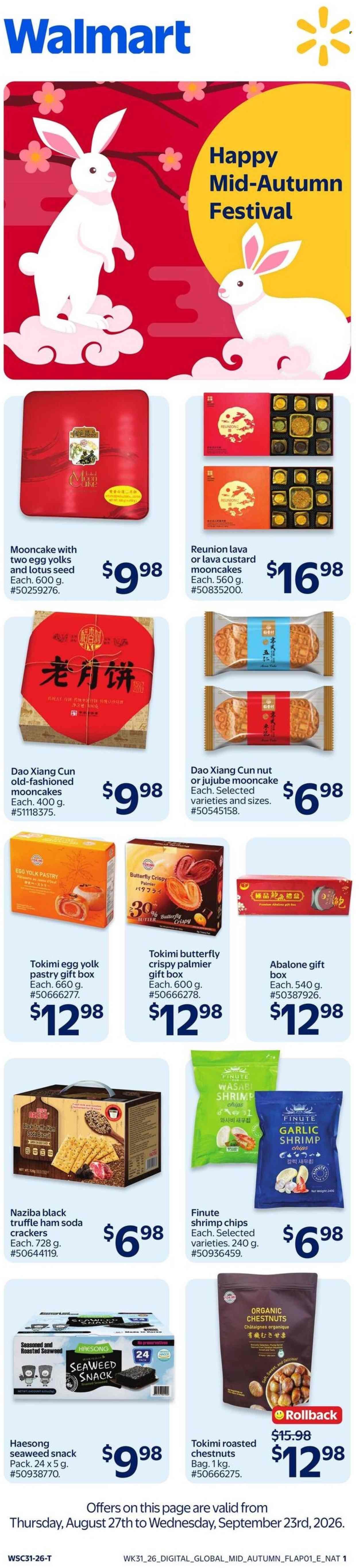 WALMART flyer - From Thursday August 27, 2026
