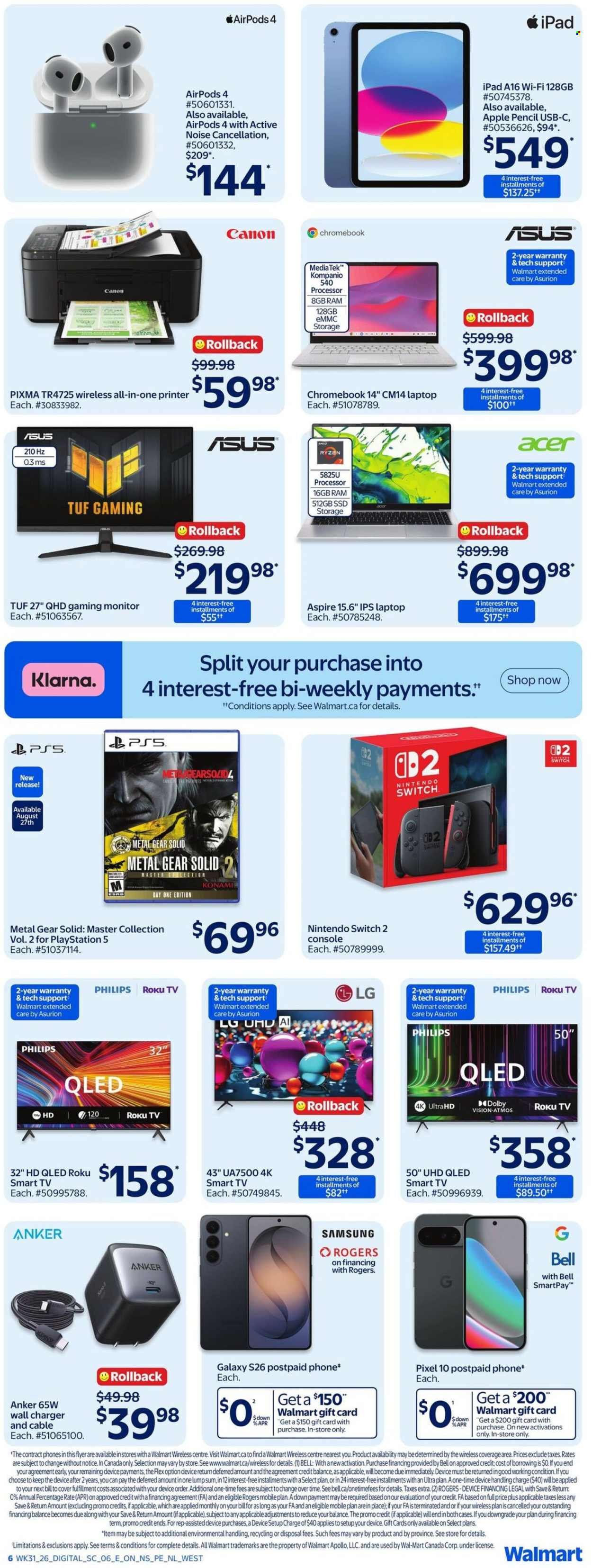 WALMART flyer - From Thursday August 27, 2026