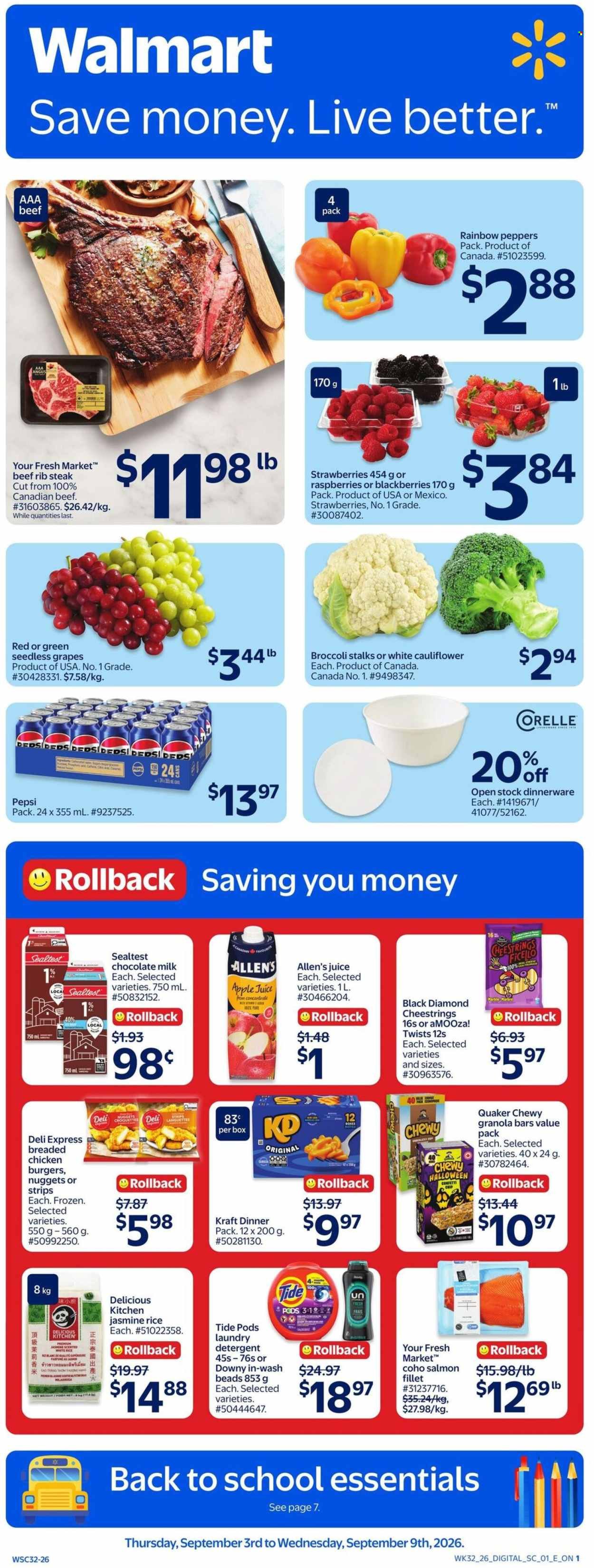 WALMART flyer - From Thursday September 03, 2026