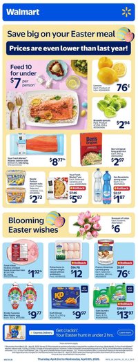 WALMART flyer - From Thursday April 02, 2026 (2026-04-02 - 2026-04-08)