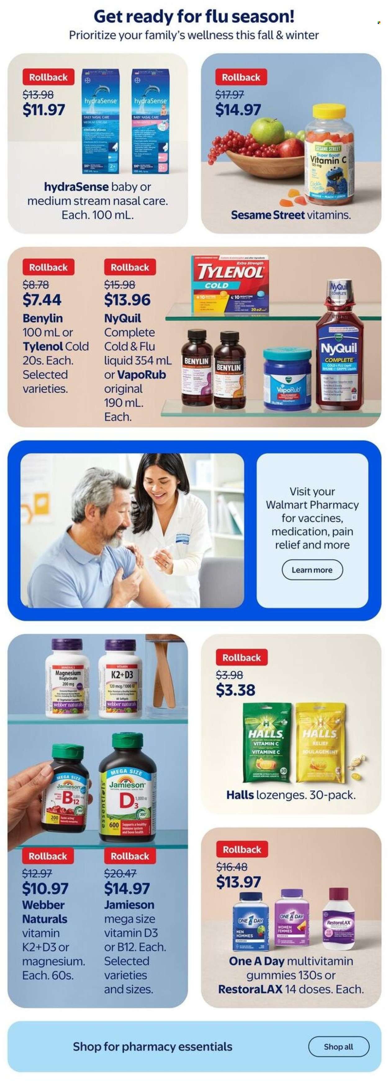 WALMART flyer - Fall fashion for all