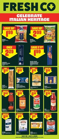 FRESHCO. flyer - Italian Heritage Month