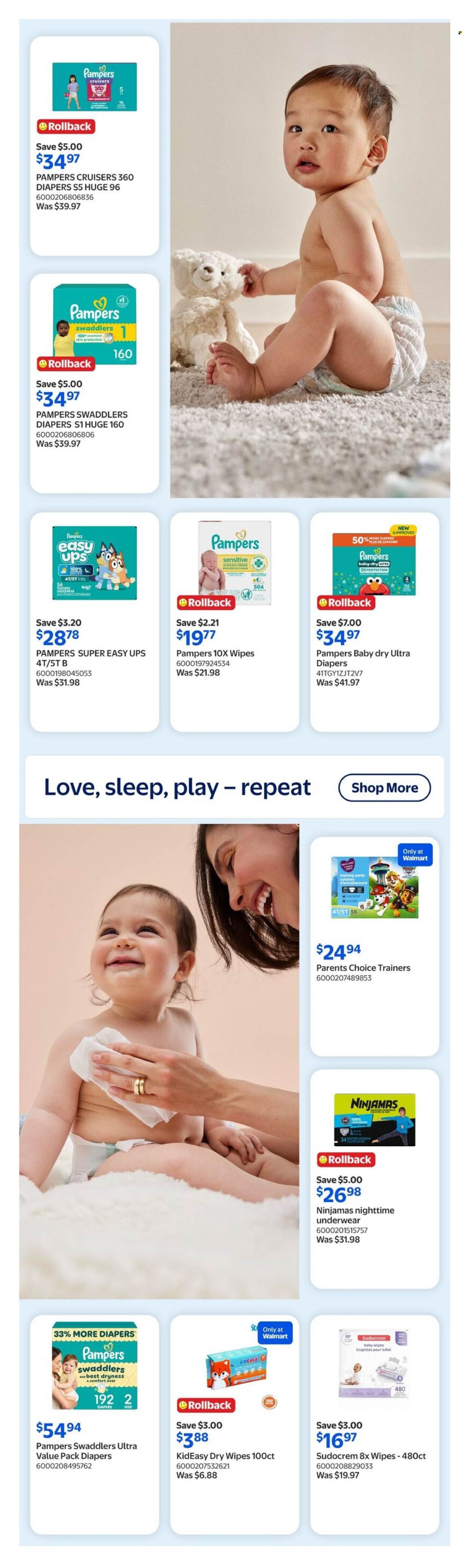 WALMART flyer - The Baby Event