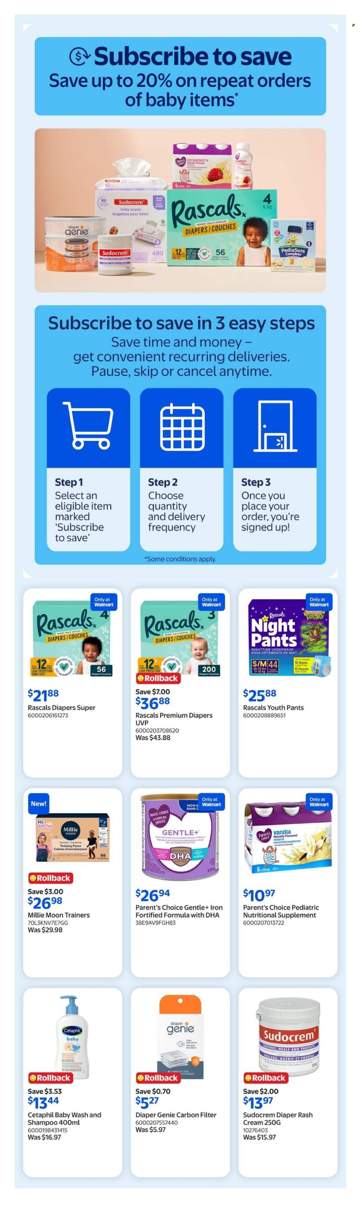 WALMART flyer - The Baby Event
