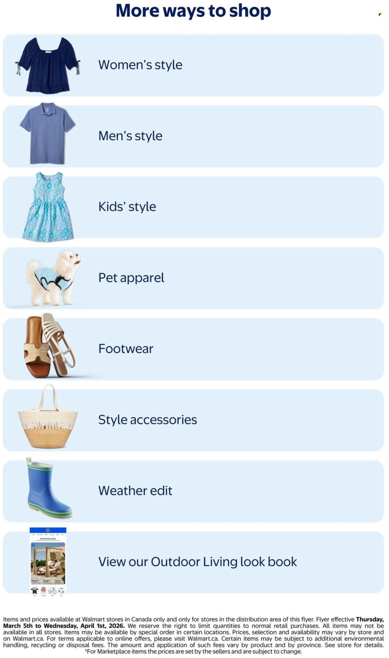 WALMART flyer - Spring Fashion Finds (2026-03-05 - 2026-04-01) | 14