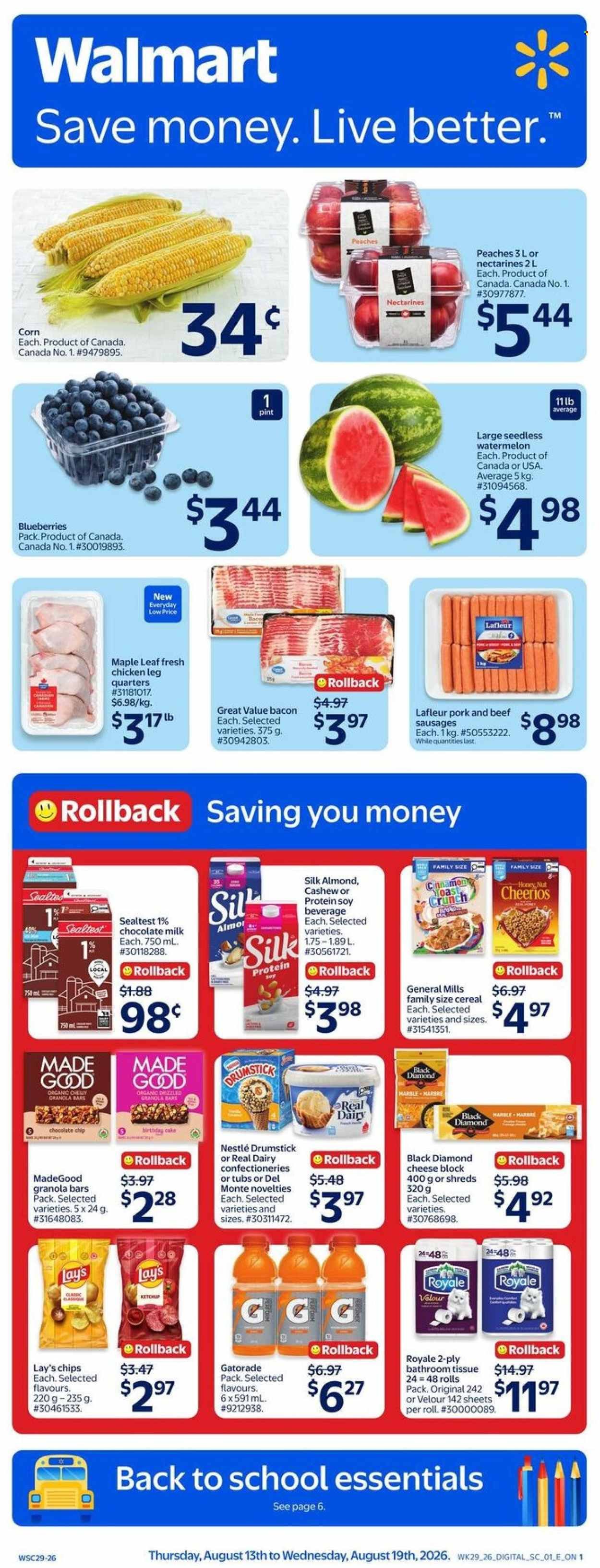 WALMART flyer - From Thursday August 13, 2026