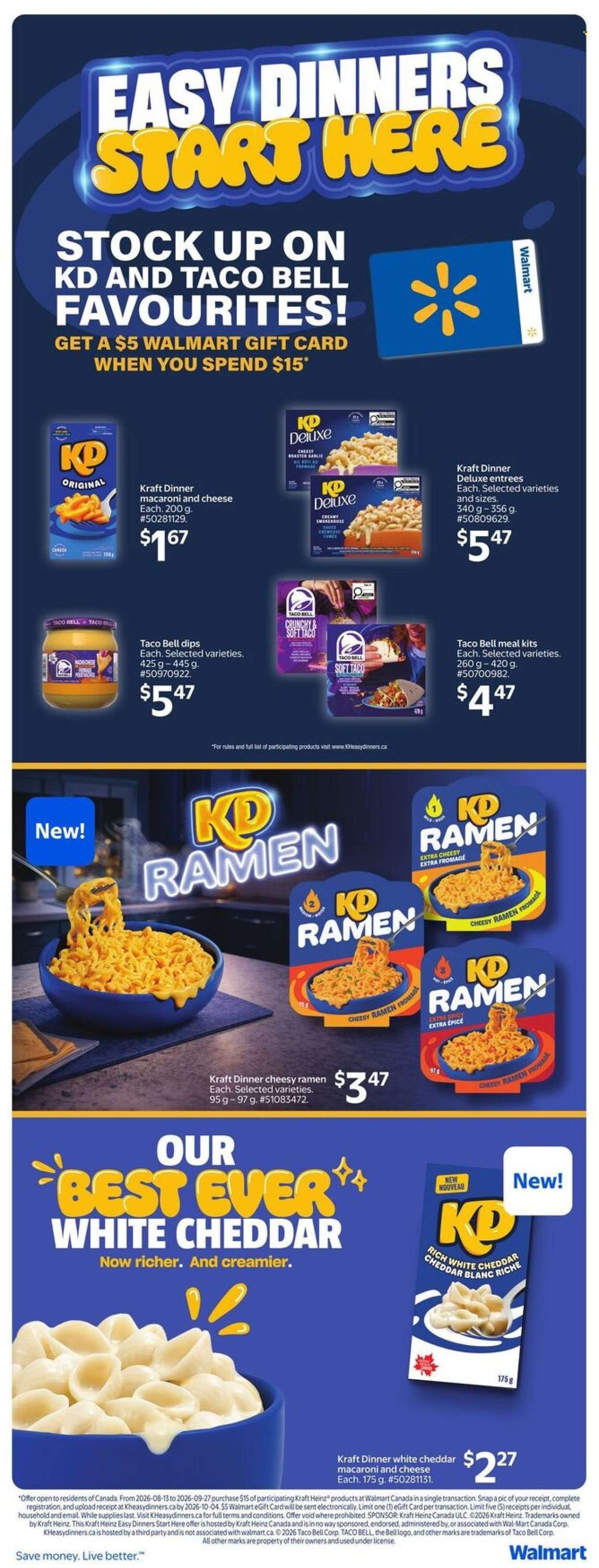 WALMART flyer - From Thursday August 13, 2026