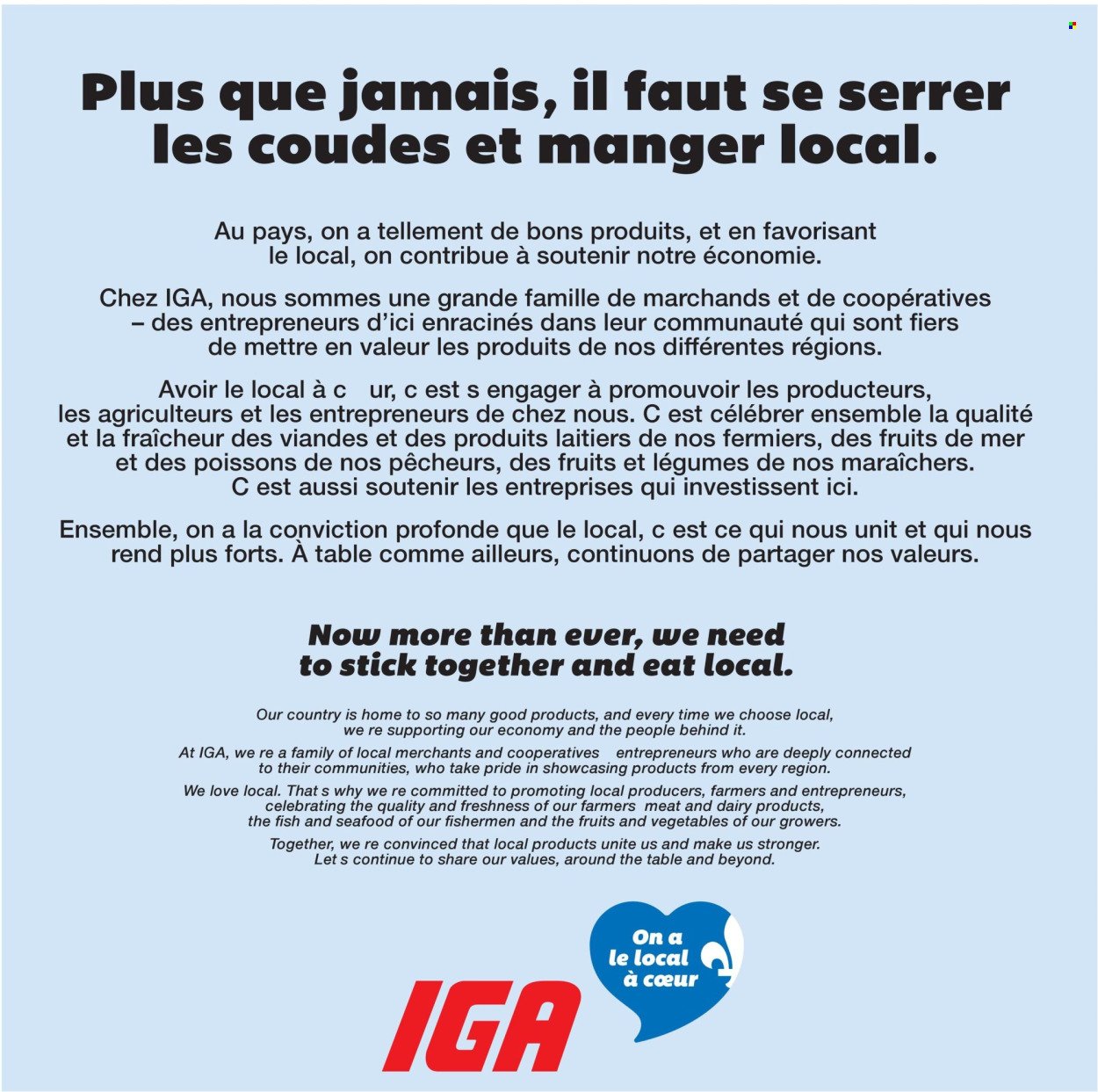 IGA flyer - Weekly eFlyer