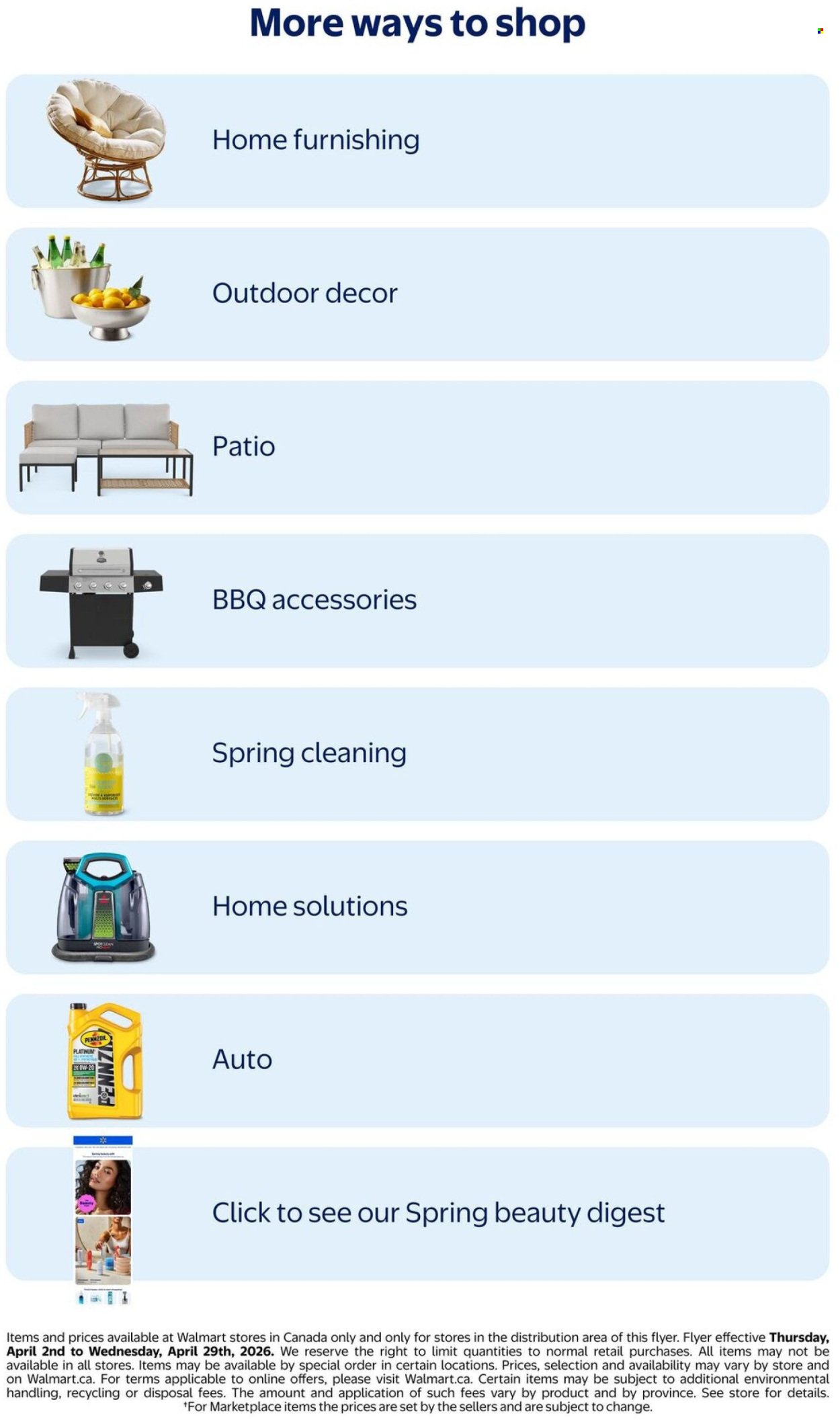 WALMART flyer - Spring Outdoors (2026-04-02 - 2026-04-29) | 29