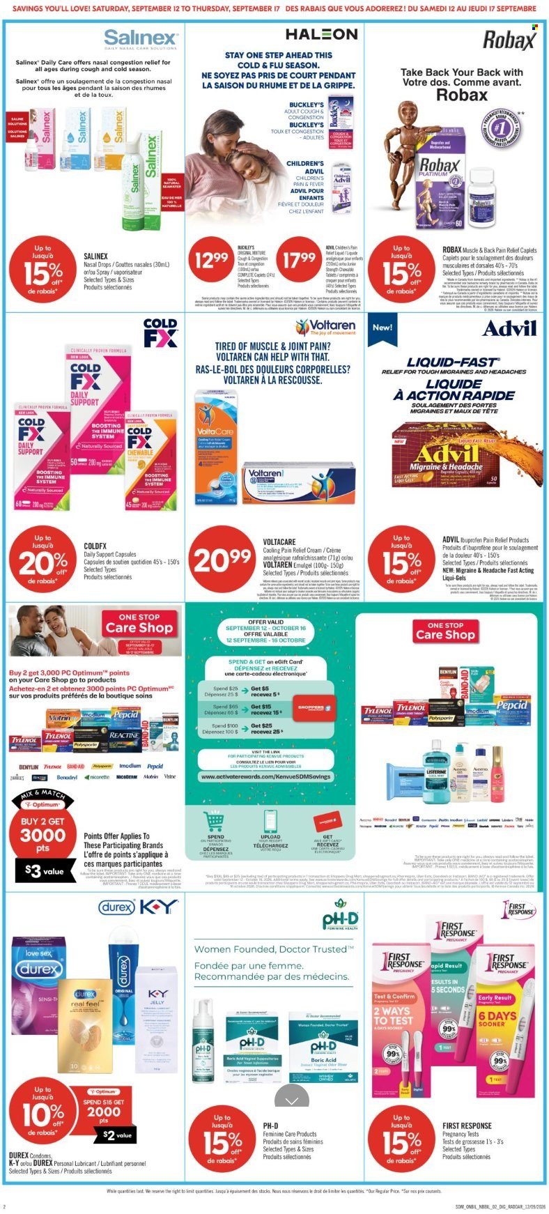 SHOPPERS DRUG MART flyer - From Saturday September 12, 2026