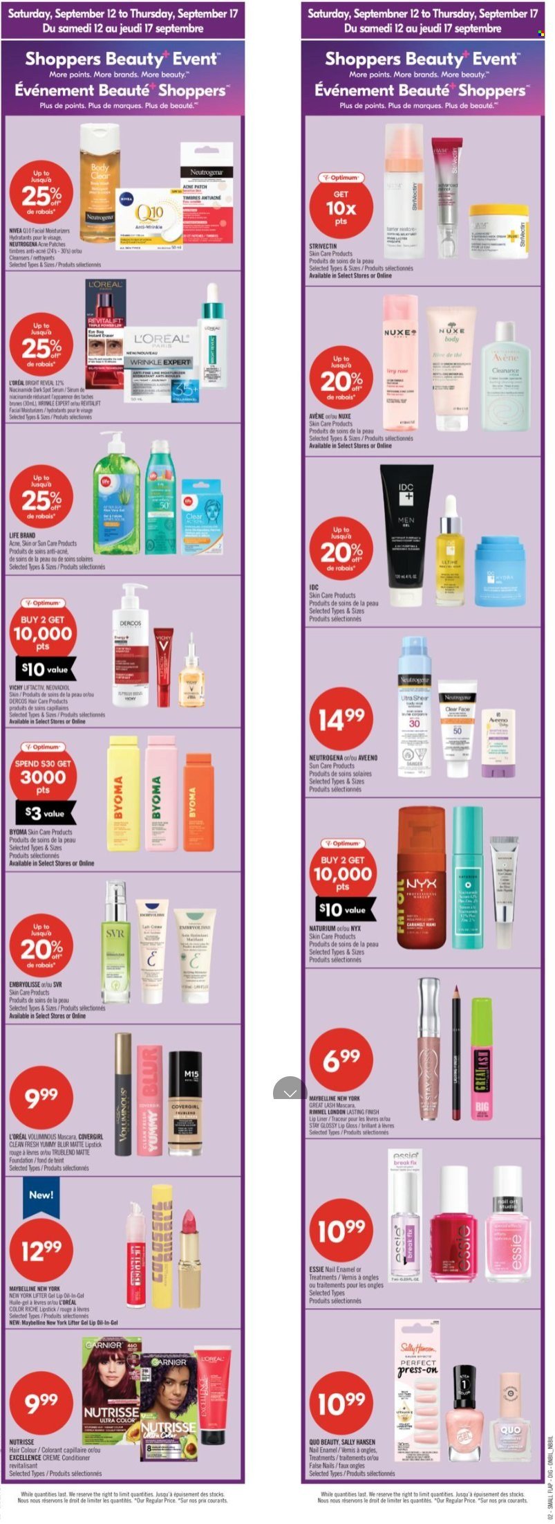 SHOPPERS DRUG MART flyer - From Saturday September 12, 2026