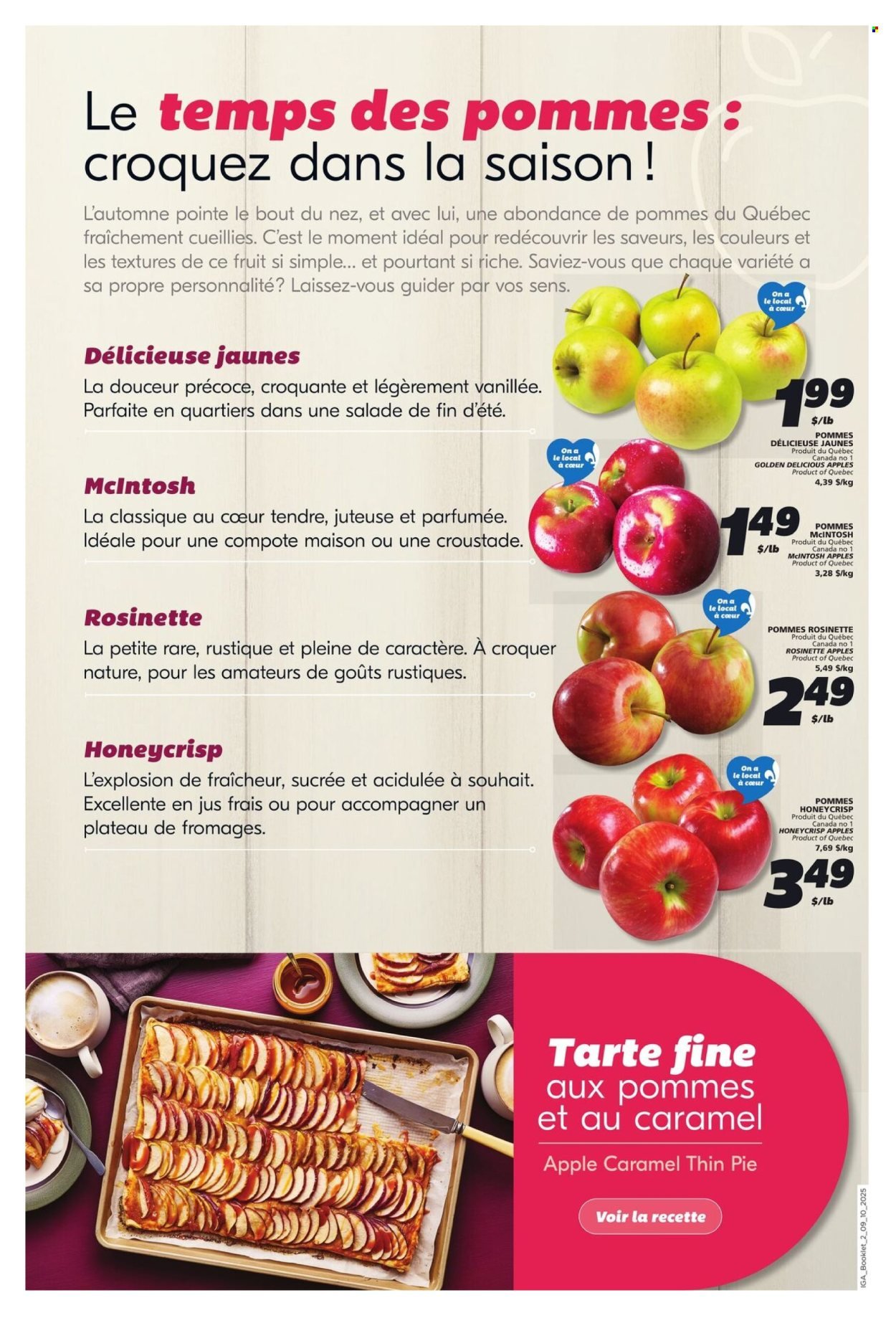 IGA flyer - Autumn