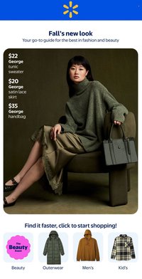 WALMART flyer - Fall into Style