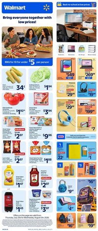 WALMART flyer - Back to School in Style
