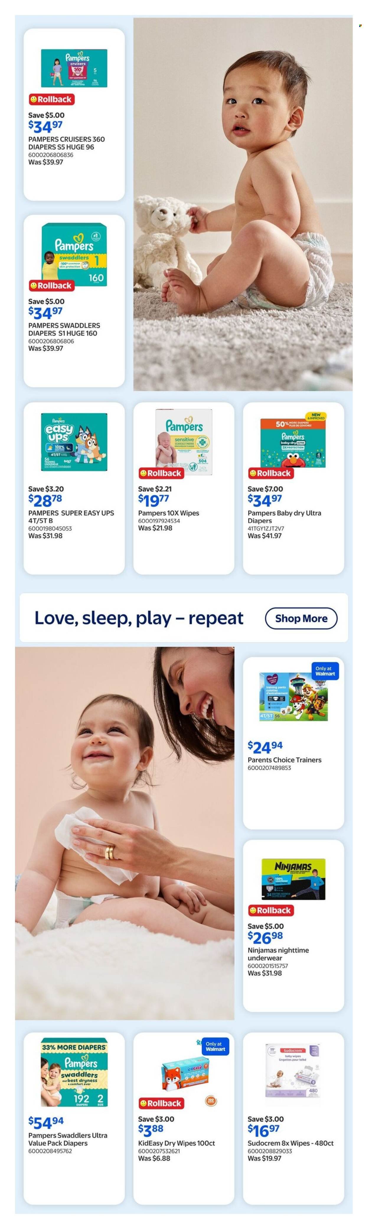 WALMART flyer - The Baby Event