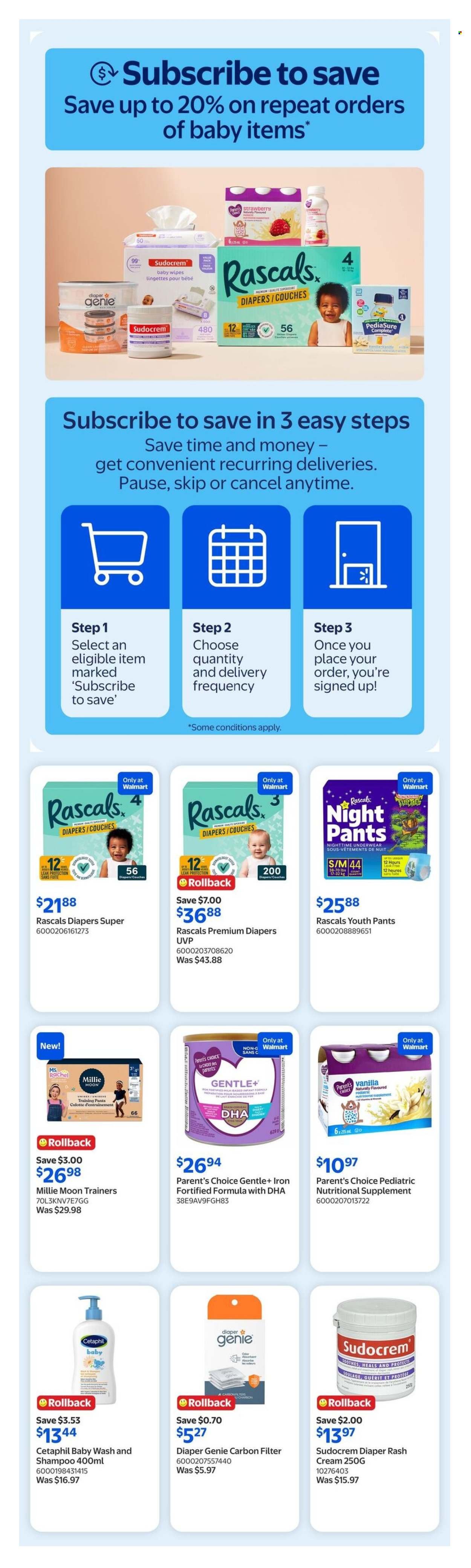 WALMART flyer - The Baby Event