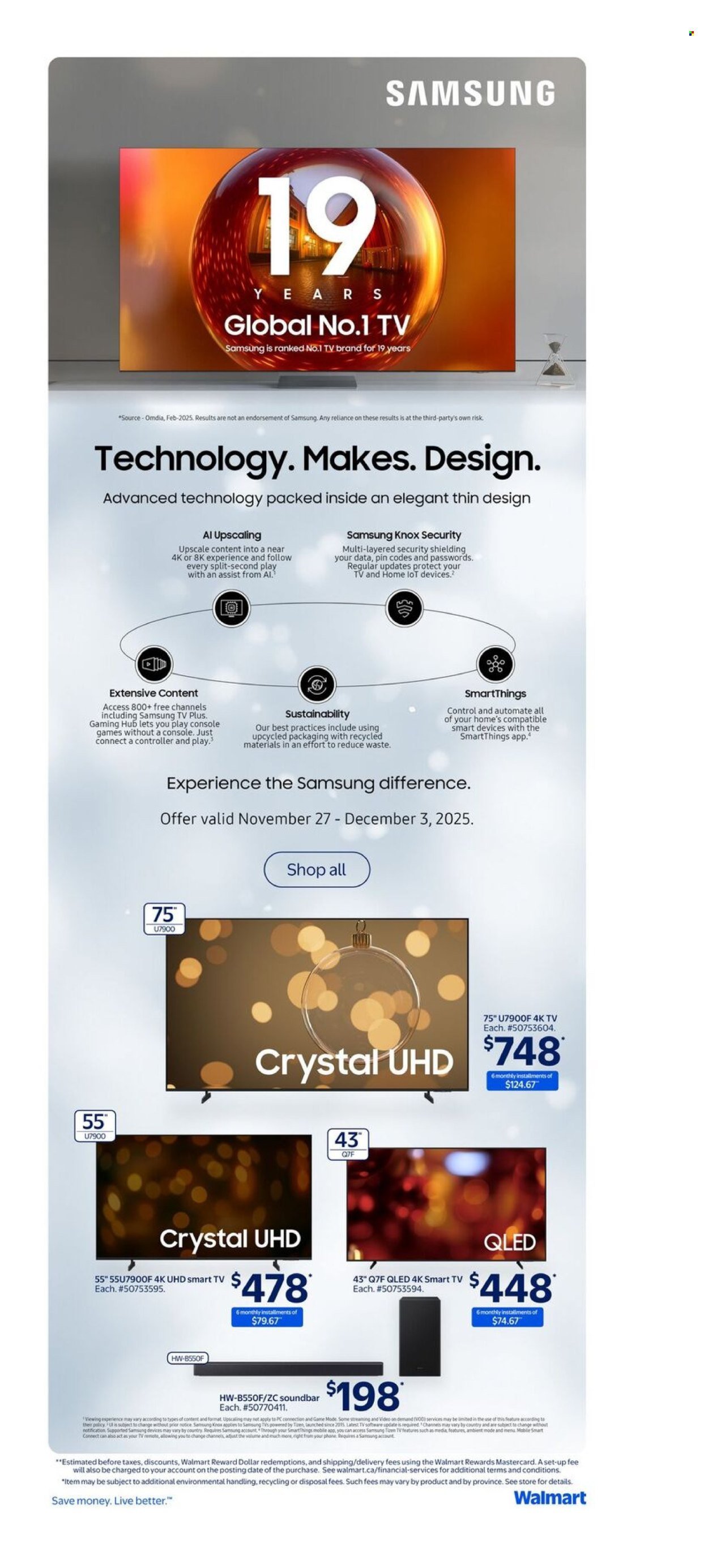 WALMART flyer - From Thursday November 27, 2025 (2025-11-27 - 2025-12-03) | 26