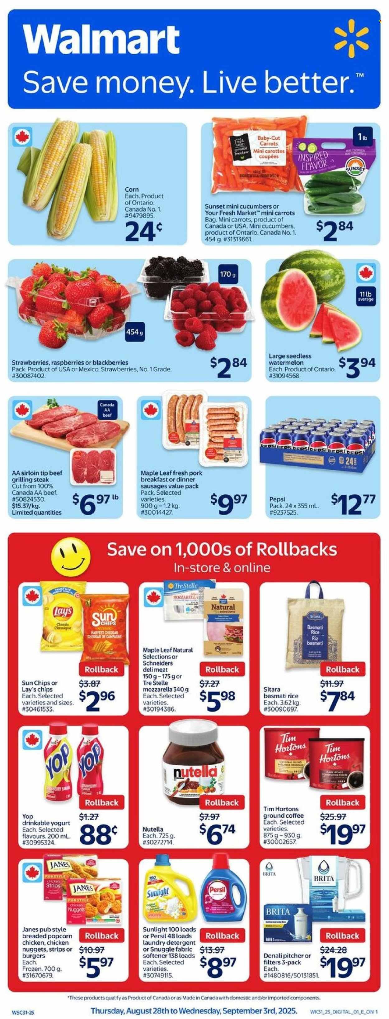WALMART flyer - From Thursday August 28, 2025 (2025-08-28 - 2025-09-03) | 1