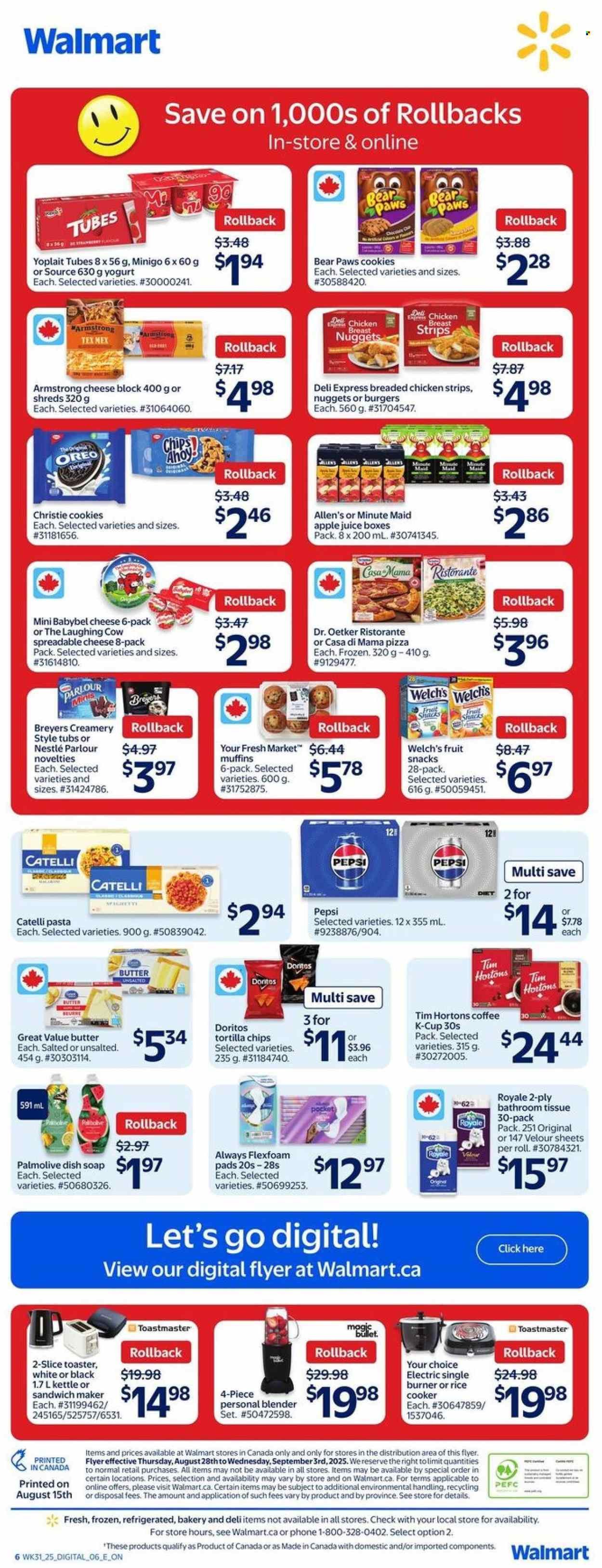 WALMART flyer - From Thursday August 28, 2025
