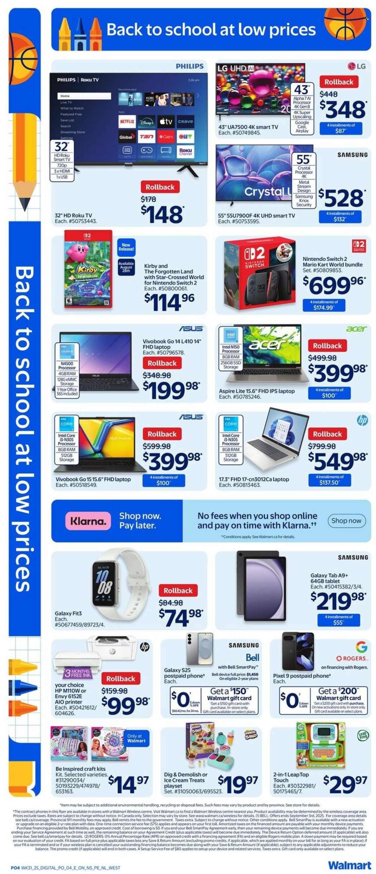 WALMART flyer - From Thursday August 28, 2025