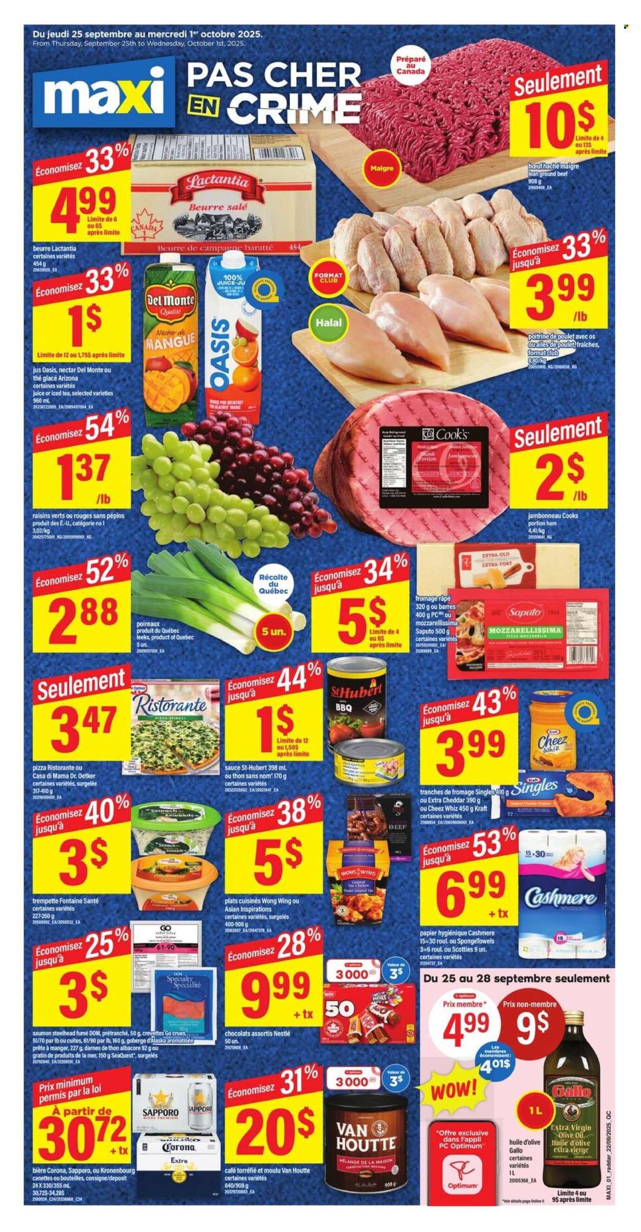 MAXI flyer - Circulaire hebdomadaire (2025-09-25 - 2025-10-01) | 1