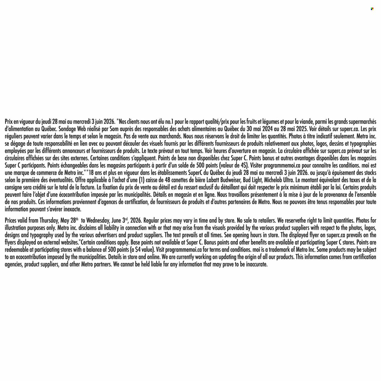 SUPER C flyer - Weekly Flyer (2026-05-28 - 2026-06-03) | 20
