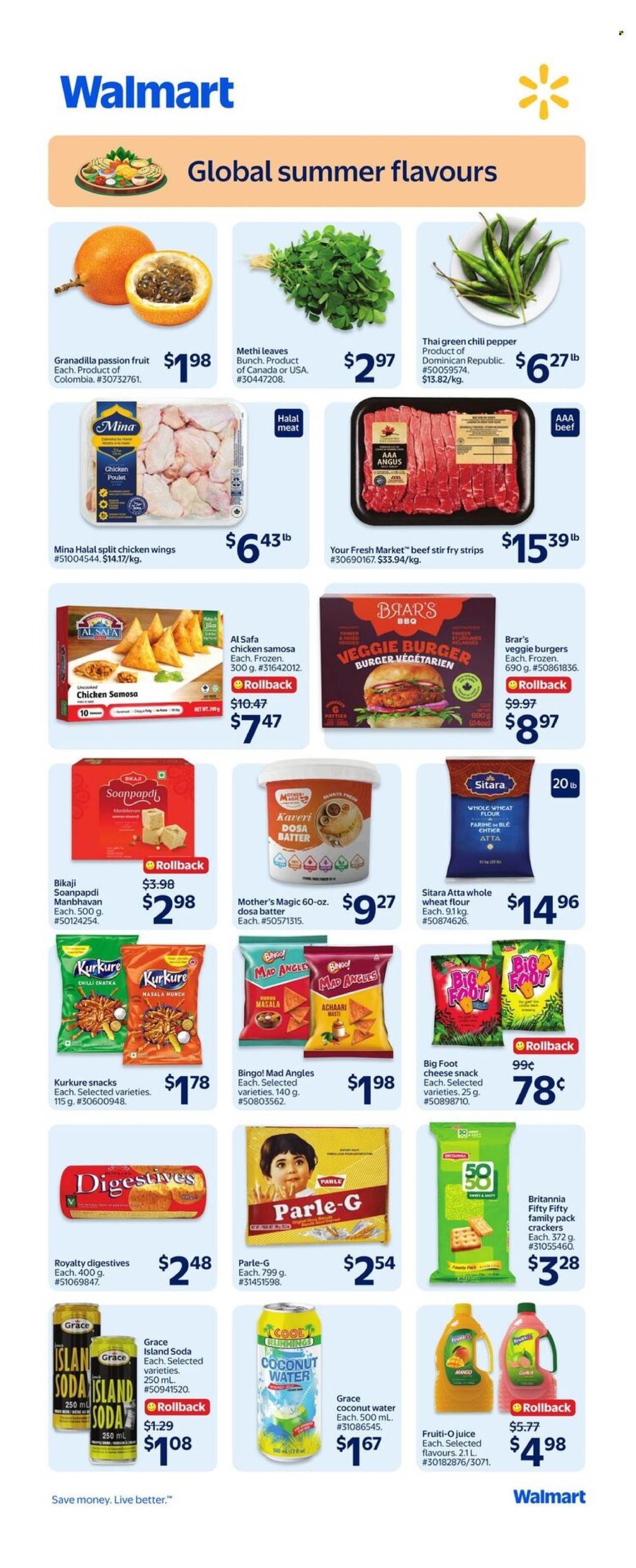 WALMART flyer - Global Summer Flavours