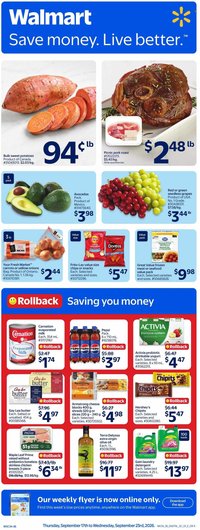 WALMART flyer - From Thursday September 17, 2026