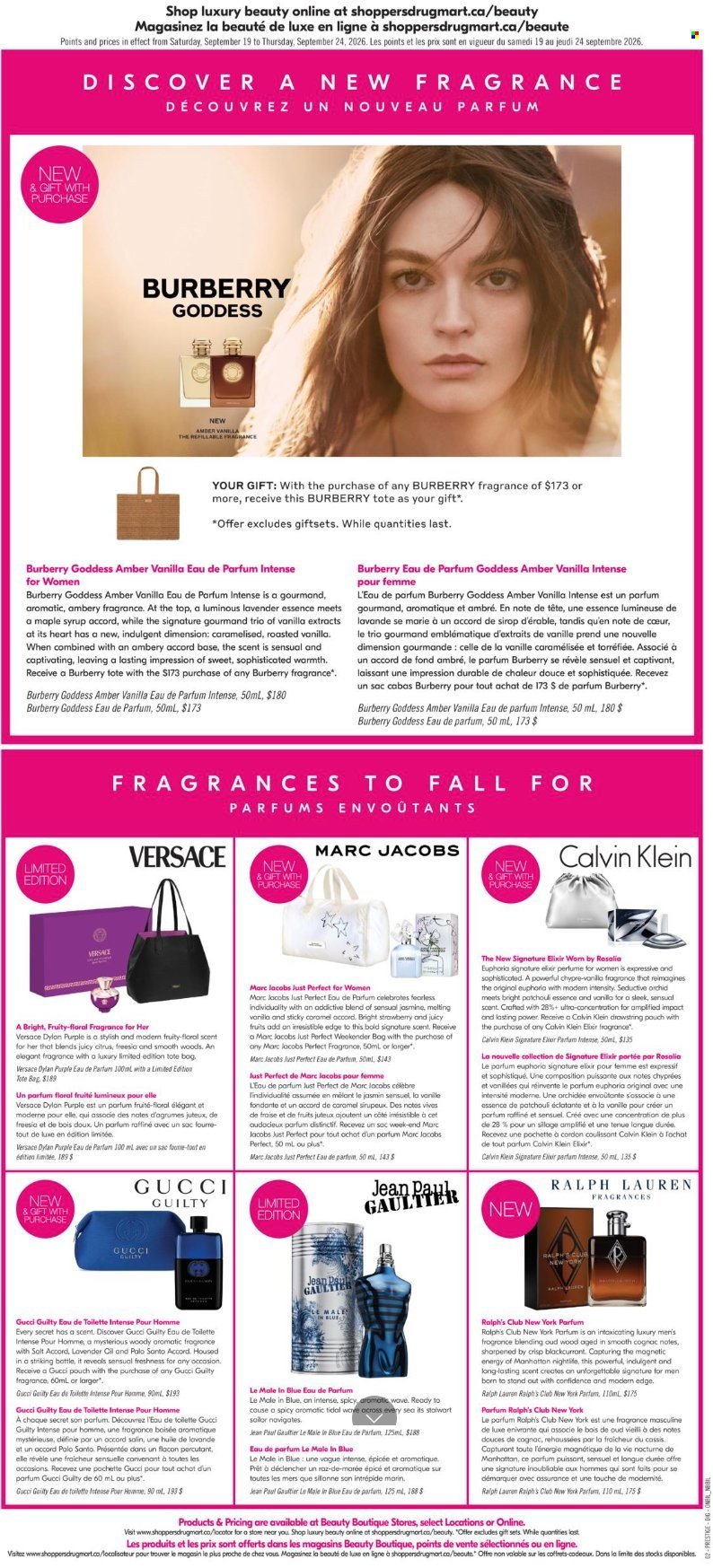 SHOPPERS DRUG MART flyer - From Saturday September 19, 2026