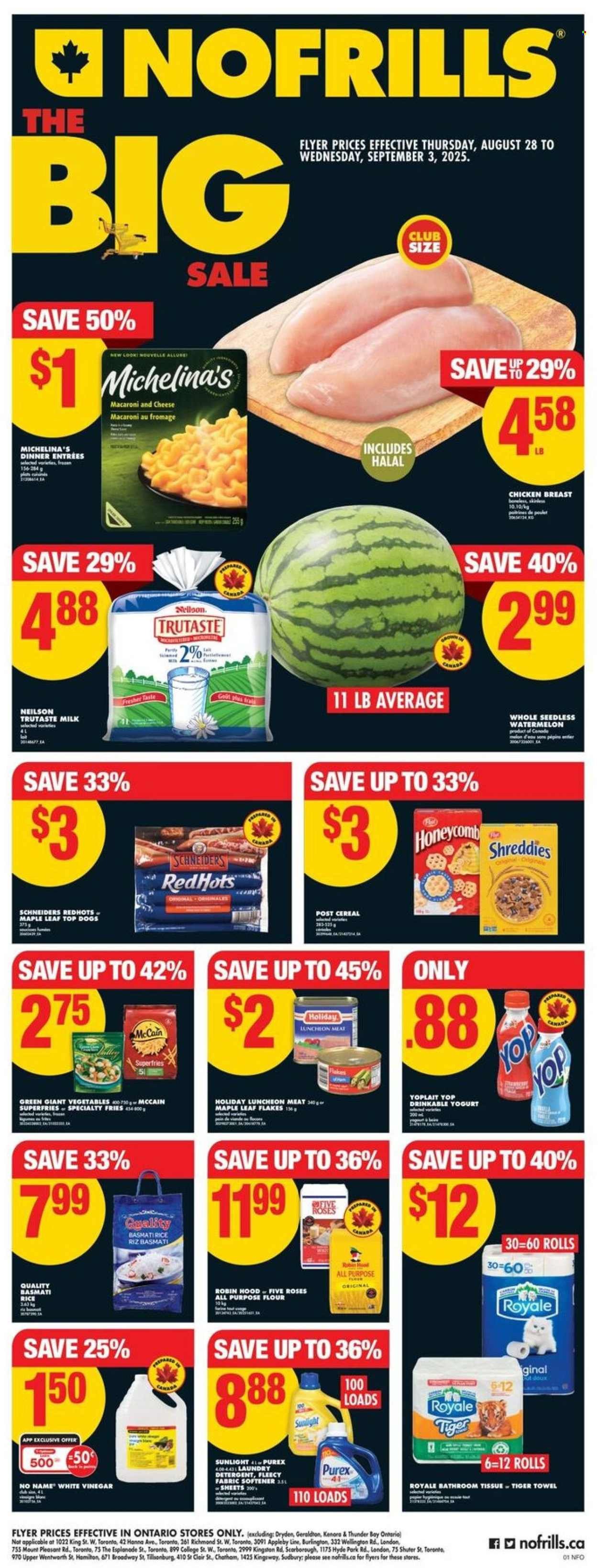NO FRILLS flyer - Weekly Flyer (2025-08-28 - 2025-09-03) | 1