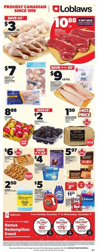 LOBLAWS flyer - Weekly Flyer (2025-11-27 - 2025-12-03)