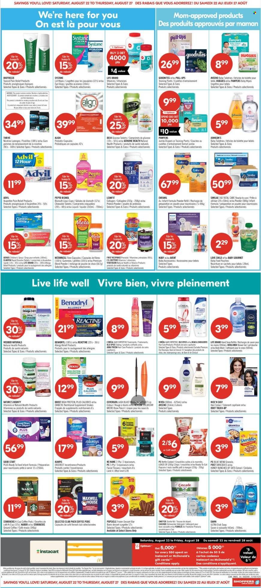 SHOPPERS DRUG MART flyer - From Saturday August 22, 2026
