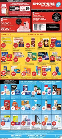SHOPPERS DRUG MART flyer - From Saturday August 22, 2026