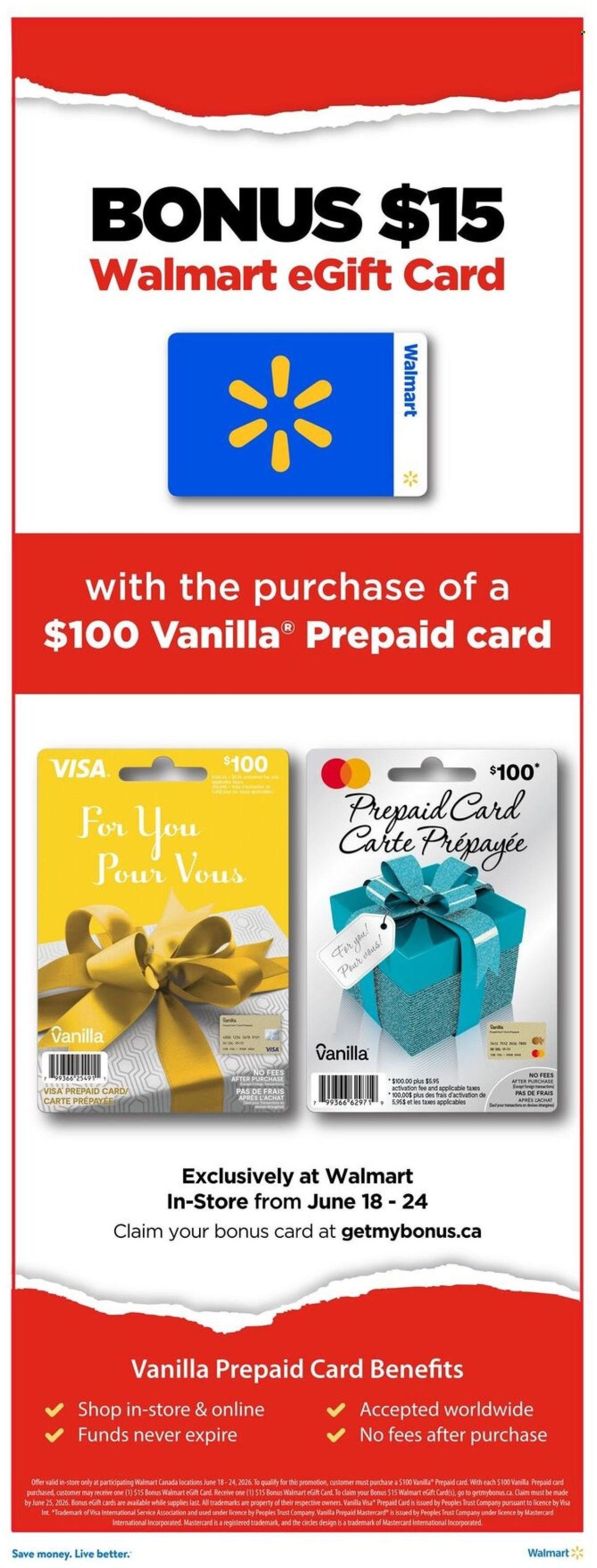 WALMART flyer - From Thursday June 18, 2026