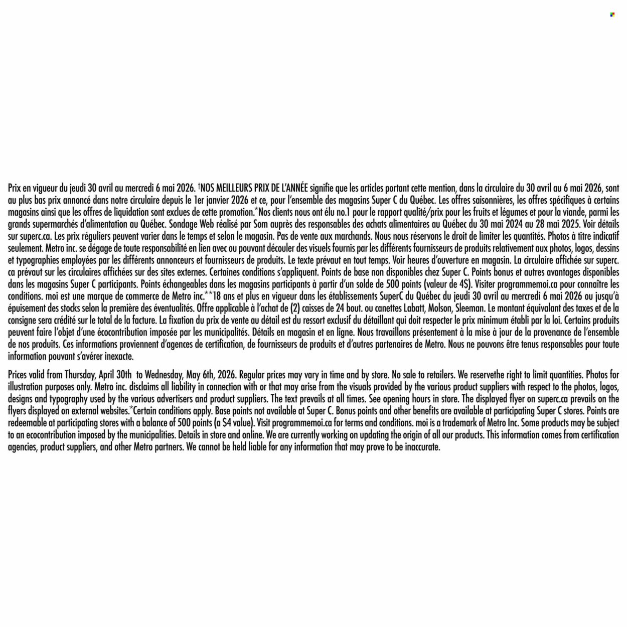 SUPER C flyer - Weekly Flyer (2026-04-30 - 2026-05-06) | 19
