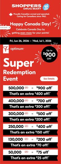 SHOPPERS DRUG MART flyer - Event