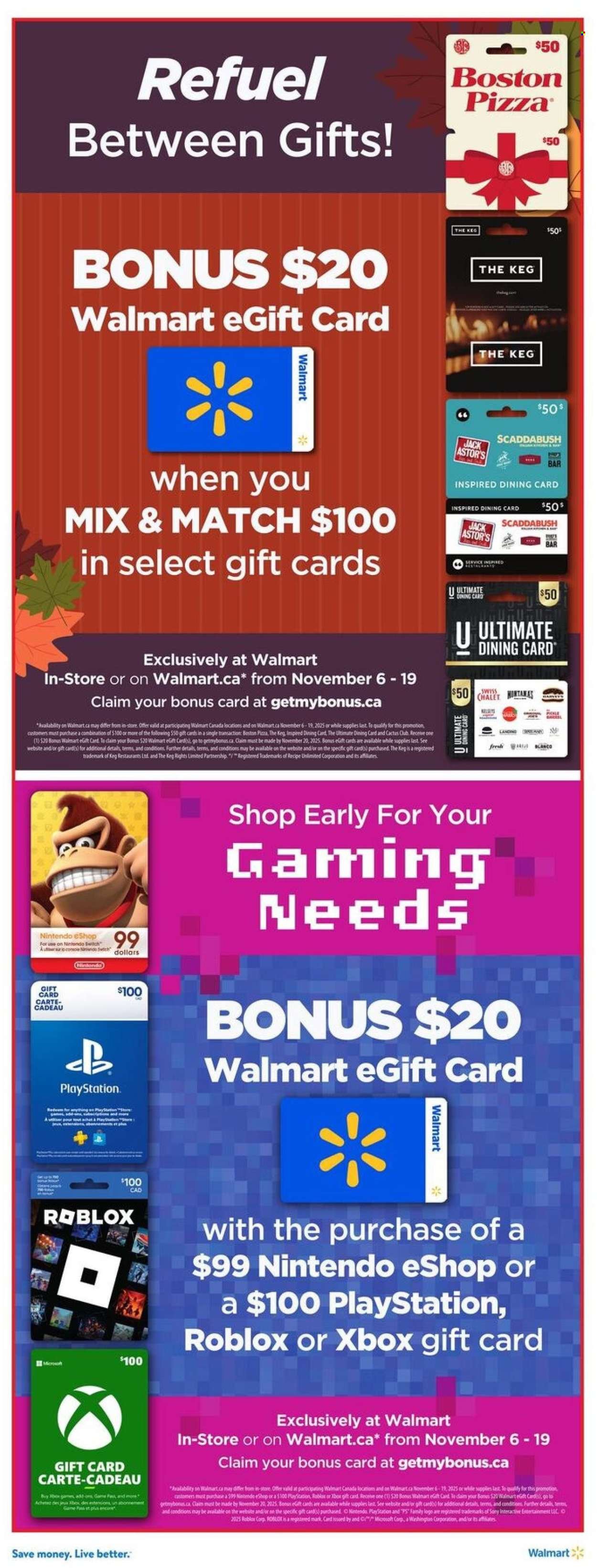 WALMART flyer - From Thursday November 13, 2025