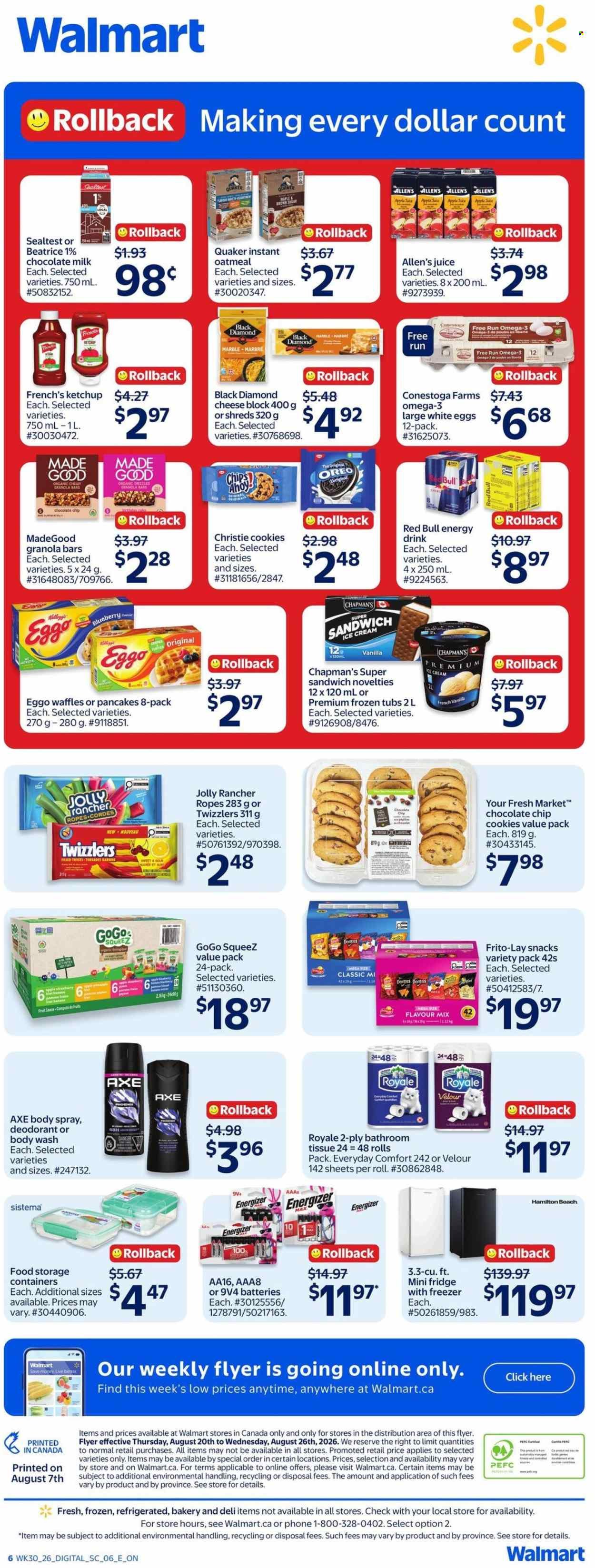 WALMART flyer - From Thursday August 20, 2026