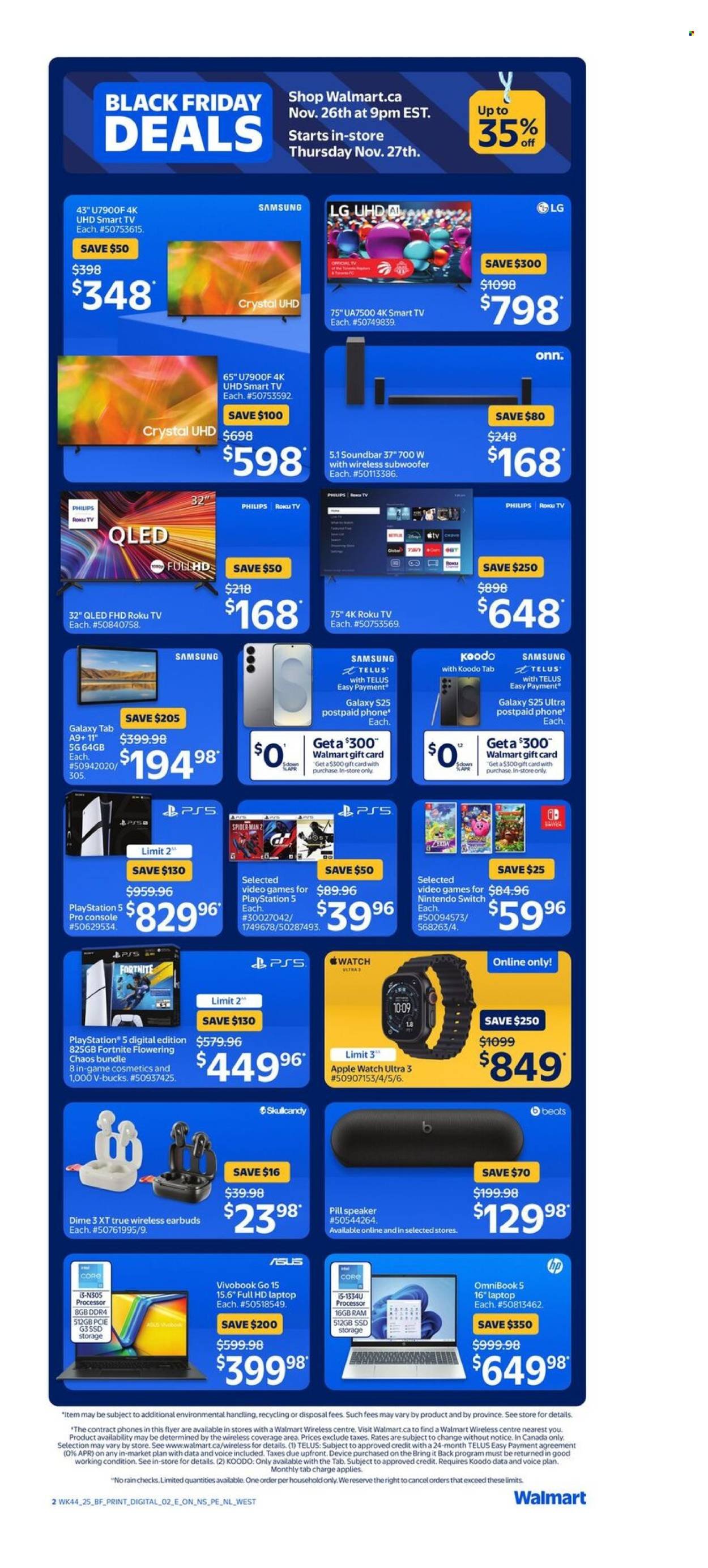 WALMART flyer - Black Friday (2025-11-26 - 2025-12-03) | 3