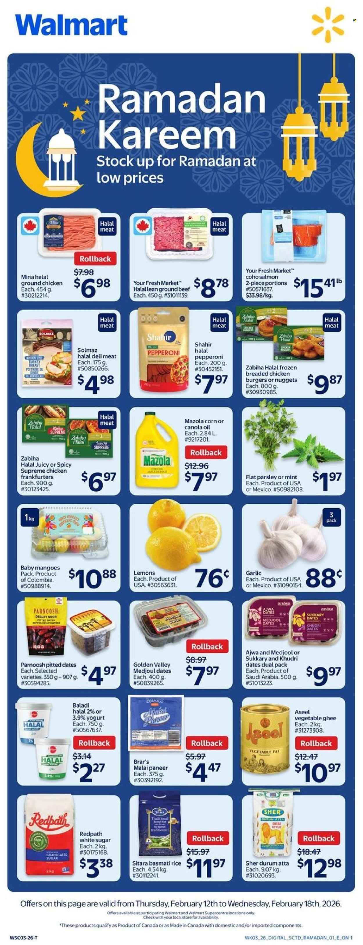 WALMART flyer - Ramadan Kareem